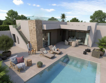 Виллы с частными бассейнами и садами в Аликанте, Рохалес 3