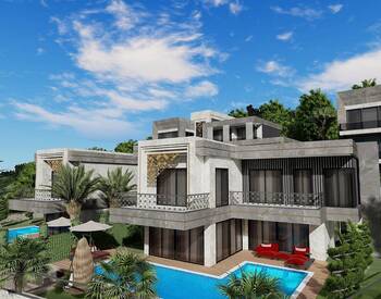 Castle and Sea View Villas with Private Pools in Alanya 1