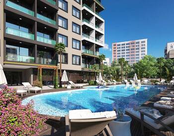 Alanya Apartments in a Project with Pool and Security Services 1