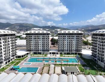 Nybyggda Fastigheter Med Havsutsikt I Ett Komplex I Alanya 1