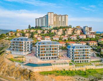 Sea View Apartments in Complex with Swimming Pool in Alanya 1