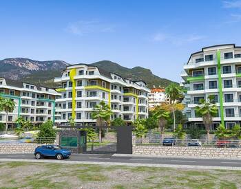 Sea View Flats in a Complex with Swimming Pool in Alanya Oba 2