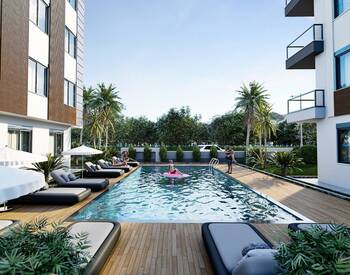 Real Estate in a Complex with Swimming Pool in Alanya Oba 1