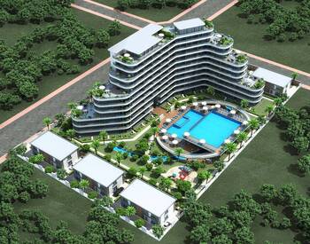 Apartments with Large Gardens and Terraces in Antalya Aksu 1