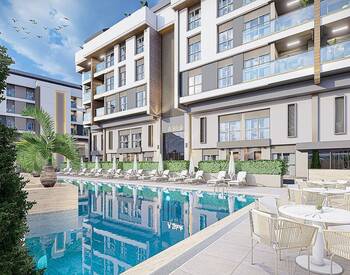Apartments in a Complex with Parking Lot in Konyaalti Antalya 1