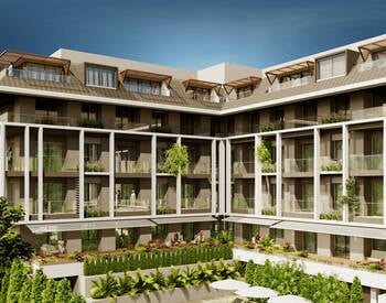 Moderna Lägenheter I Ett Rikt Utvalt Komplex I Oba Alanya 1