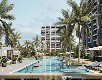 Flats with Private Garden and En-suite Bathroom in Antalya 2