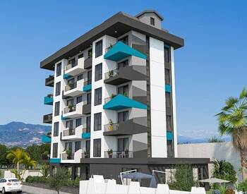 Sea and City View Flats Close to Amenities in Alanya Avsallar 1