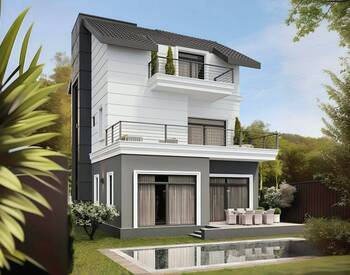 Triplex Houses in the Neovilla Project Near the Golf Courses in Belek 1