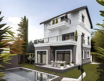 Triplex Houses in the Neovilla Project Near the Golf Courses in Belek 1