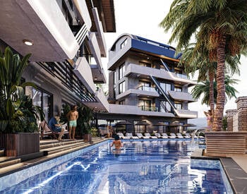 Appartements En Complexe Près Des Commodités À Alanya Turquie 1