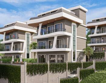 Villas Individuelles Luxueuses Vue Mer Et Ville À Alanya 1