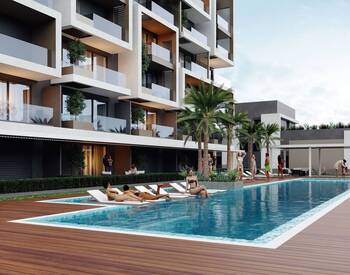 Chic Lägenheter I Ett Komplex Med Bekvämligheter I Aksu Antalya 1