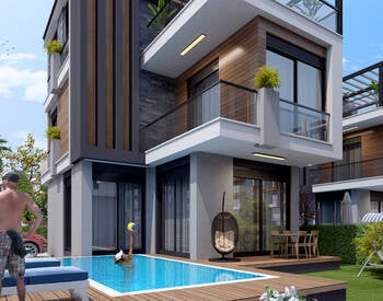 Villas Avec Chauffage Au Sol Et Jardin Privé À Antalya 2