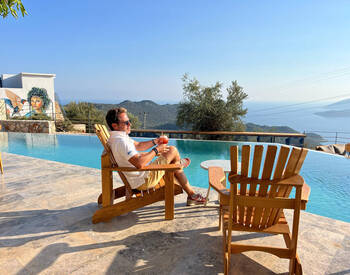 ویلاهای برنده جایزه با طراحی با منظره دریا در آنتالیا، کاس 3