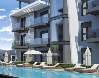 Pool Blick Wohnungen In Einem Luxus-projekt In Antalya Aksu 1