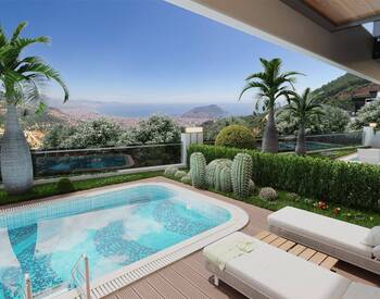 Villa's Met Zeezicht Te Koop Met Privézwembad In Alanya Tepe 1
