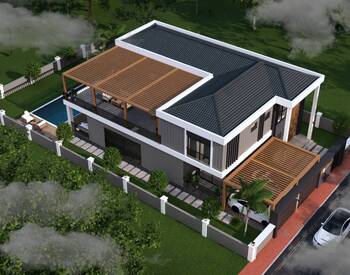 Antalya Döşemealtı'nda Dağ Manzaralı ve Özel Havuzlu Villa 3