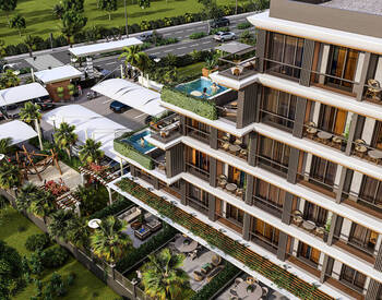 Appartements En Projet Avec Piscine Communautaire À Antalya Altintas 3