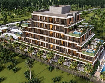 Appartements En Projet Avec Piscine Communautaire À Antalya Altintas 3