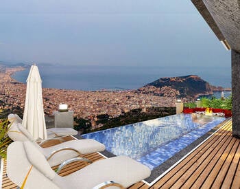 Maisons Vue Mer Avec Système De Maison Intelligente À Alanya Tepe 2