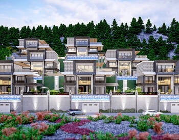 Maisons Vue Mer Avec Système De Maison Intelligente À Alanya Tepe 3