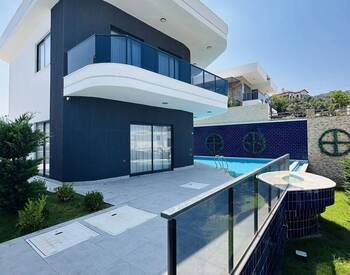 Villa Vue Mer Avec Piscine Privée Et Jardin À Alanya Kargicak 3