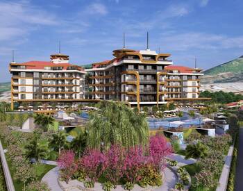 Alanya Kestel'de İyi Konumda Eşsiz Manzaralı Daireler 3