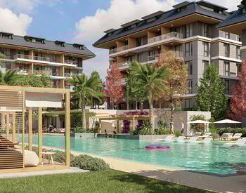 Flats in a Complex with Rich Amenities in Oba Alanya 1
