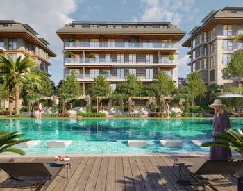 Flats in a Complex with Rich Amenities in Oba Alanya 3