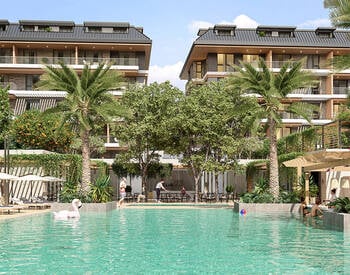 Flats in a Complex with Rich Amenities in Oba Alanya 2