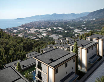 Detached Houses with City Views in Kargıcak Alanya 1