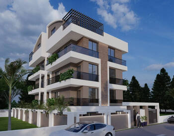 Flats in a Building with Lift in Kepez Antalya 1