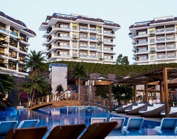 Lägenheter Med Bergsutsikt I Ett Projekt I Kargicak Alanya 3