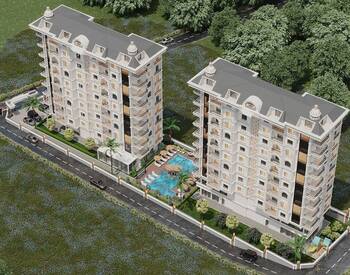 عقارات في مجمع مع مسبح في ألانيا محمودلار 2