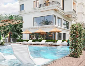 Alanya Mahmutlar'da Havuzlu Site İçinde Satılık Gayrimenkuller 3