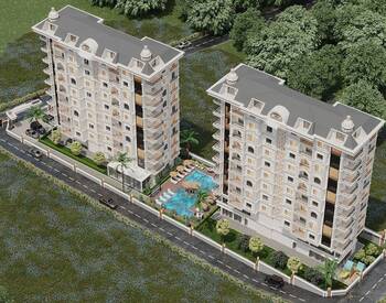 Properties in a Complex with Pool in Alanya Mahmutlar 2