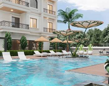 Properties in a Complex with Pool in Alanya Mahmutlar 1