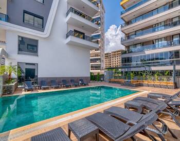 Furnished Sea-view Flats in a Complex with Pool in Alanya 3