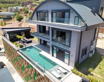 Panoramic Sea View Smart Villas in Alanya Tepe 2