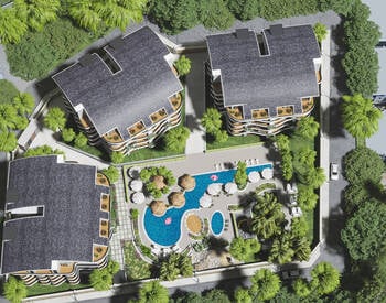 Alanya Oba'da Denize Yakın Sitede Doğa Manzaralı Şık Daireler 3