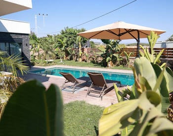 Bezugsfertige Häuser Mit Pool Und Garten In Alanya Incekum 3