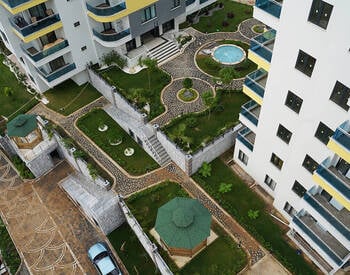 Antalya Alanya'da Deniz Manzaralı Site İçinde Daireler 3