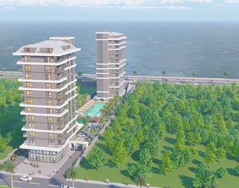 Alanya'da Yeni Projede Denize Sıfır Daireler 2