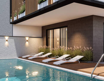 شقق أنيقة في مجمع مع حمام سباحة بالقرب من البحر في فنر أنطاليا 1