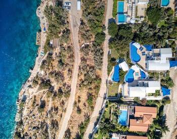 منازل بغرفة نوم واحدة وغرفتي نوم مطلة على البحر في كالكان أنطاليا 3