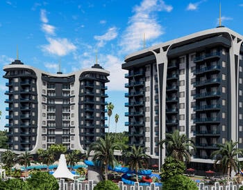 Stylish Flats in an Extensive Project in Alanya Avsallar 2