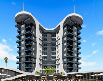 Стильные квартиры в обширном проекте в Алании, Авсаллар 3