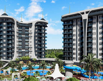 Stylish Flats in an Extensive Project in Alanya Avsallar 1