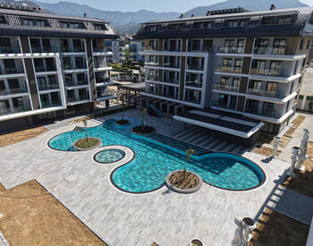 Snygga Lägenheter Med Omfattande Bekvämligheter I Alanya Oba 1